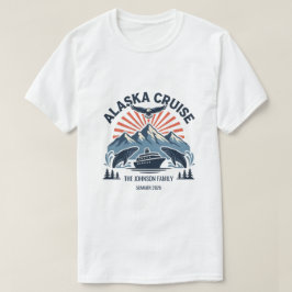 カスタムファミリー・アラスカ・クルーズ・マッチング Tシャツ