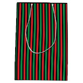 カスタムファミリー🖼️フォトコラージモノグラム ミディアムペーパーバッグ (裏面)