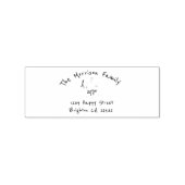 カスタムファミリ名アドレスおもしろいスクリプト ラバースタンプ (インプリント)