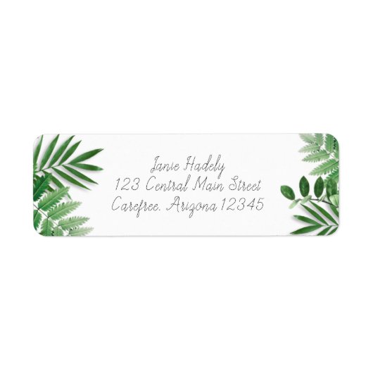 カスタムファミリ名住所 シール (正面)