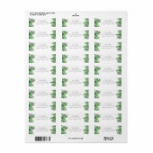 カスタムファミリ名住所 シール (フルシート)