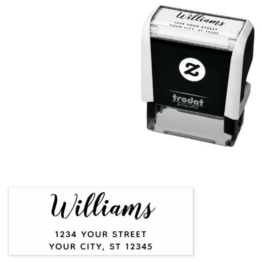 カスタムファミリ名差出人住所 セルフインキングスタンプ (インサイチュ)