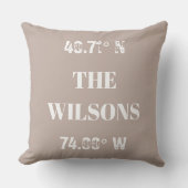 カスタムファミリ名座標装飾用クッション クッション (正面)