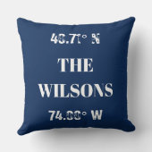 カスタムファミリ名座標 クッション (裏面)