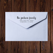 カスタムファミリ名連絡詳細差出人住所 ラバースタンプ