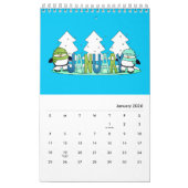 カスタムファミリ名 カレンダー (1月 2026)