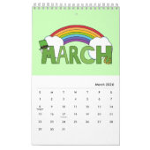 カスタムファミリ名 カレンダー (3月 2026)