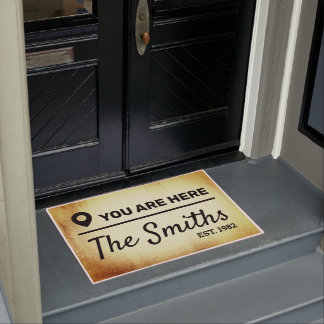 カスタムファミリ名 ドアマット