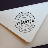 カスタムファミリ名 |独自の差出人住所を作成 セルフインキングスタンプ