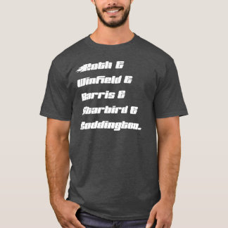 カスタムファミリT型 – 暗いT型のライト文字 Tシャツ