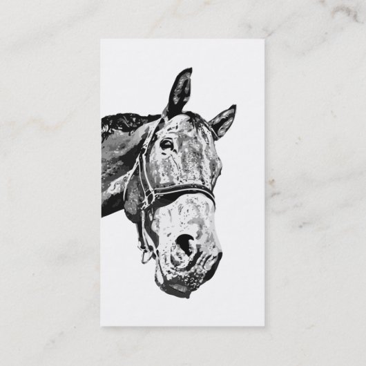 カスタムファリアトリマー馬名刺 名刺 (裏面)