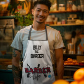カスタムファンキー理容師 エプロン