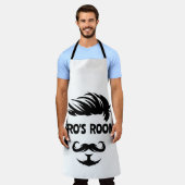 カスタムファンキー理容師 エプロン (着用した状態)