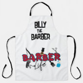 カスタムファンキー理容師 エプロン (正面)