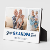 カスタムファーザデイフォトコラージョ最高のンパ フォトプラーク (側面)