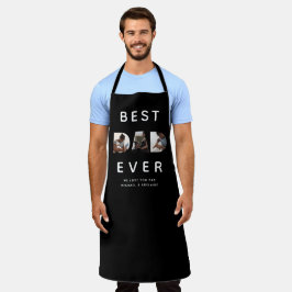 カスタムファーザーズの写真コラージュ最高のパパ エプロン