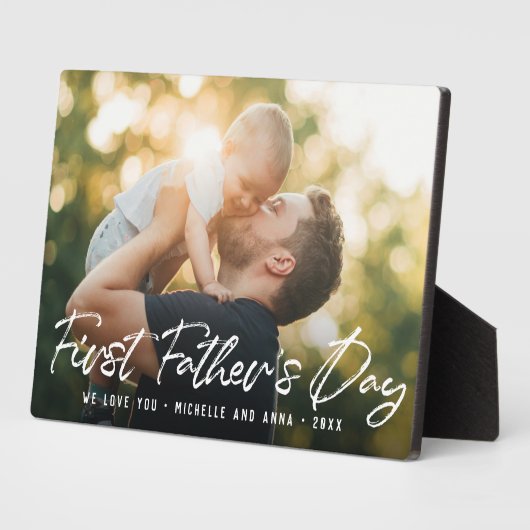 カスタムファーストモダンファーザー日フォトスクリプト フォトプラーク (側面)