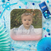 カスタムファースト誕生日 ペーパープレート (パーティー)