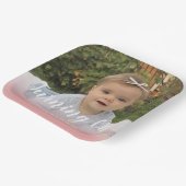 カスタムファースト誕生日 ペーパープレート (傾斜あり)