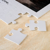 カスタムファースト・ファーザー・デーかわいいミニマル写真集 ジグソーパズル (側面)