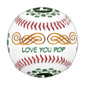 カスタムファーズデイクリスマスリーストナカイ 野球ボール (裏面)