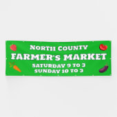 カスタムファーマーズマーケットバナー 横断幕 (横)