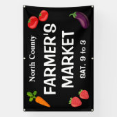 カスタムファーマーズマーケットバナー 横断幕 (縦)