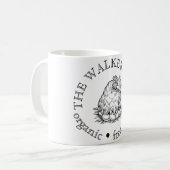 カスタムファームの販促ロゴ コーヒーマグカップ (正面左)