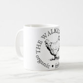 カスタムファームの販促ロゴ コーヒーマグカップ (正面左)