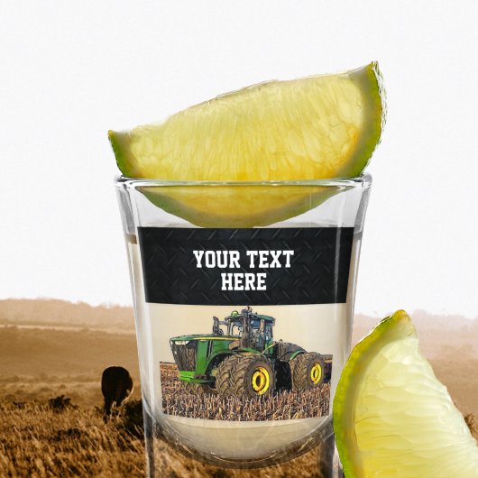 カスタムファームトラクター機器マンケーブ ショットグラス