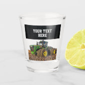 カスタムファームトラクター機器マンケーブ ショットグラス (正面)