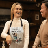 カスタムファームハウスキッチンオールオーバープリントエプロン エプロン