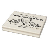 カスタムファーム生卵、小規模企業 ラバースタンプ (スタンプ)