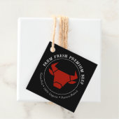 カスタムファーム生鮮高級牛肉事業ラベル フェイバータグ (インサイチュ)