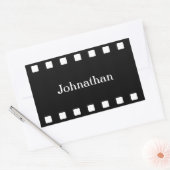 カスタムフィルムストリップシール 長方形シール (封筒)