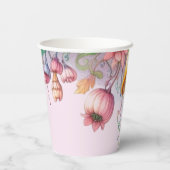 カスタムフェアリータレプリンセスガールズ誕生日フェアリーコア 紙コップ (裏面)