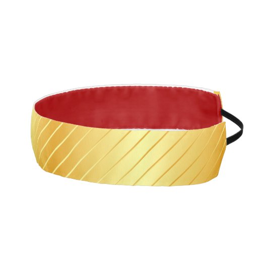 カスタムフェイクエレガント金ゴールドクラシックトレンディーテンプレート アスレチックヘッドバンド (右)