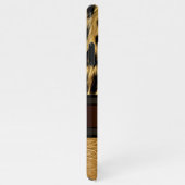 カスタムフェイクレオパード皮膚パターンiPhone 12 iPhoneケース (右側)