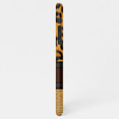 カスタムフェイクレオパード皮膚パターンiPhone 12 iPhoneケース (左側)