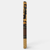 カスタムフェイクレオパード皮金ゴールドレザーパターン Case-Mate iPhoneケース (裏面/左)