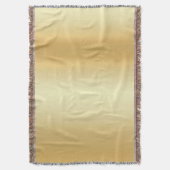 カスタムフェイク金ゴールドモダン空白のテンプレート スローブランケット (正面縦)