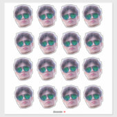 カスタムフェイスステッカー, パーソナライズステッカー, 顔 シール (シート)
