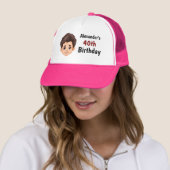 カスタムフェイス 30代 40代 50代 60代 70代 誕生日グッズ キャップ (インサイチュ)