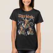 カスタムフェイスTシャツ - 写真入りTシャツギフト Tシャツ (正面)