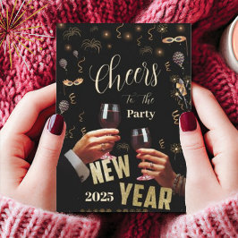 カスタムフェスティバル応援から新年パーティー 招待状