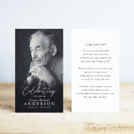 カスタムフォトお悔やみポエム/祈りのカード