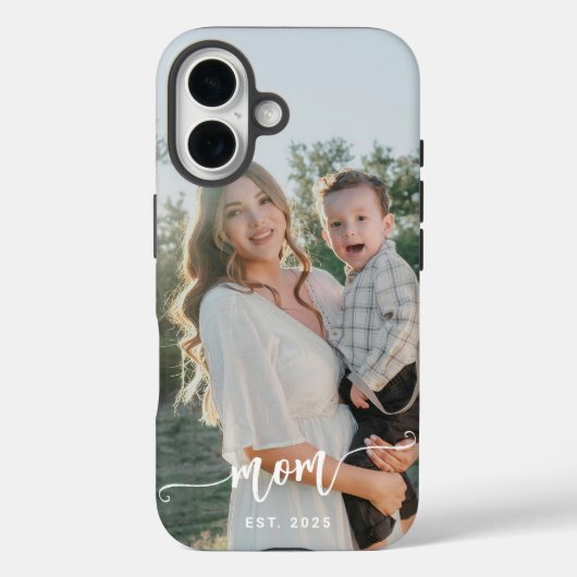 カスタムフォトとテキストのオリジナル Case-Mate iPhoneケース (裏面)