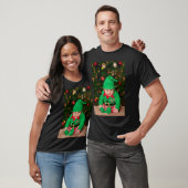 カスタムフォトとテキスト クリスマス Tシャツ (ユニセックス)