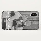 カスタムフォトとLove Script Case-Mate iPhoneケース (裏面(横))