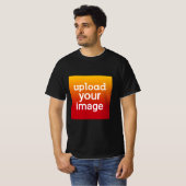 カスタムフォトアップロードTシャツ - 個人用アップロード Tシャツ (正面フル)